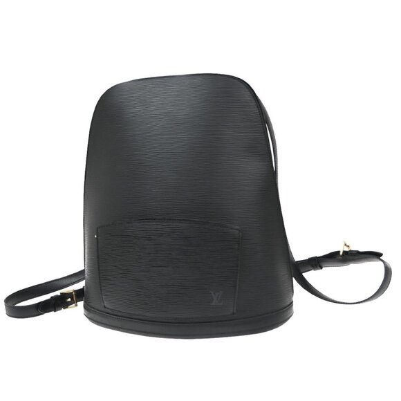 LOUIS VUITTON LV Gobelin Backpack Bag Epi Leather Black Gold - Picture 3 of 16